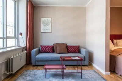 Image de Bright, bold and modern Scandinavian apartment
