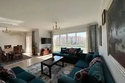 Image de Cozy 4-bedroom apartment newly furnished in beautiful Madinaty with WiFi, Ac