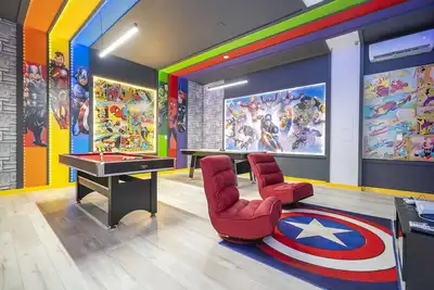 Image de Last Minute Disney! Private Pool, Game Room & Themed Bedrooms. Book Now! #Pg22