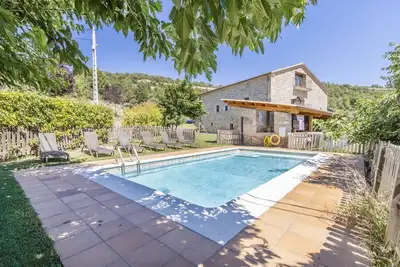 Image de Maison de vacances 'El Puig De Fonollet' avec vue sur les montagnes, Wi-Fi et climatisation