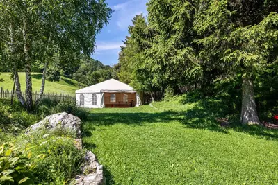 Image de Appartement 'Appartamento Del Contadino' avec vue sur les montagnes et jardin commun