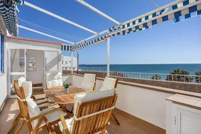Image de Appartement 'La Terracita De Candi El Puerto' avec vue sur la mer, Wi-Fi et climatisation