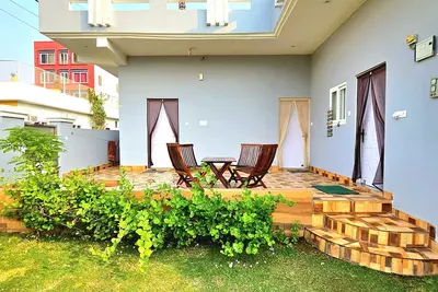 Image de Private Garden Villa by Ganges. 2bk with beautiful Garden\/Kitchen\/Wi-Fi\/Parking