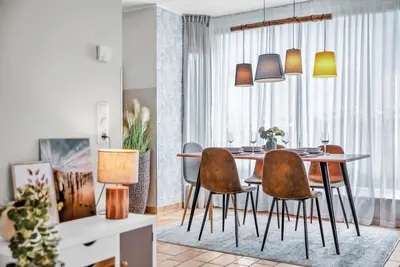 Image de Müritz, lake, garden, terrace, modern and stylish, dogs welcome, family friendly