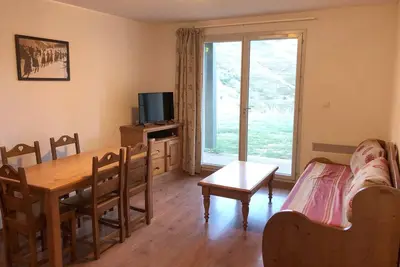 Image de Appartement T3 avec terrasse, 500m des pistes, 6 pers, accés Spa, navette gratuite