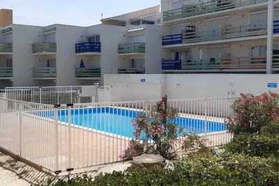 Image de Studio Cabine Ă Port Leucate : 4 Pers, Piscine, Front de Mer, Terrasse, Parking