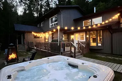 Image de Maison du lac, 5br avec plage de sable, Spa et feu