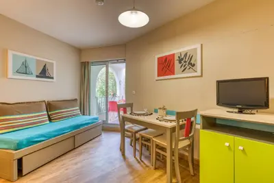 Image de Studio avec terrasse sur la plage à La Grande Motte