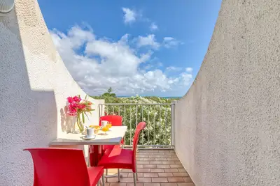 Image de Studio avec terrasse sur la plage à La Grande Motte
