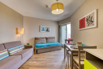 Image de Studio avec terrasse sur la plage à La Grande Motte