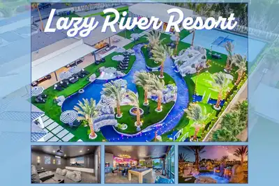 Image de Lazy River Resort! Theater, Pickleball, GameRM, Slps25+