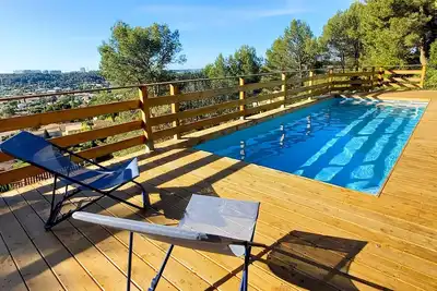 Image de Villa Piscine privée en campagne à 3 km de Montpellier, belle vue (ville\/mer)