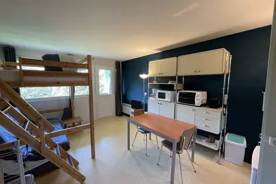 Image de Appartement cosy avec balcon, accès direct piste et parking privatif