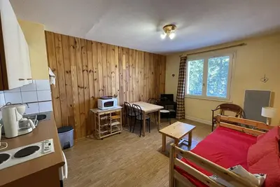 Image de Agréable T2 au pied des pistes avec piscine estivale, parking, et animaux bienvenus