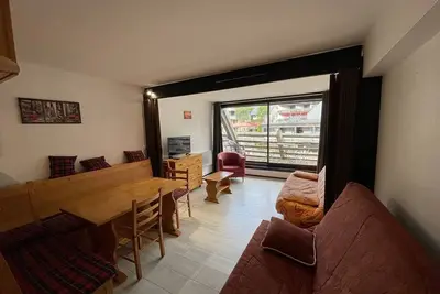 Image de Charmant studio au coeur de la station, balçon exposé, idéal pour 4 personnes
