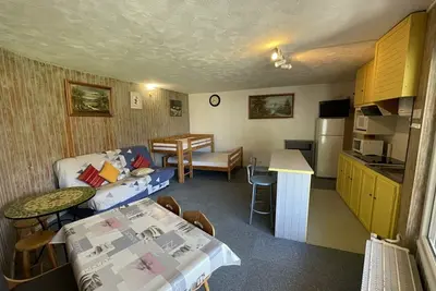 Image de Studio 35m² pour 5 pers. avec balcon, centre station, proche commerces et pistes, animaux acceptés.