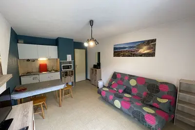 Image de Charmant studio exposé plein sud face aux pistes, idéal pour 4 pers. , animaux bienvenus
