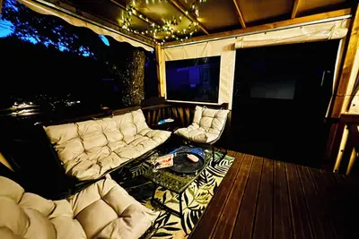 Image de Mobil home 44m² - climatisé - 3ch - 6 pers - terrasse couverte - tout confort