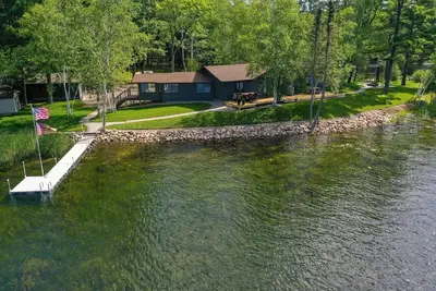 Image de Waterfront Cabin w/Bunkhouse on Whitefish Chain!
