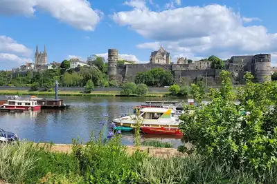 Lumineux T2 face à la Maine et au château d'Angers