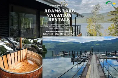 Image de Lakefront Cottage and Boat Slip - Spapilem, Spapilem Cottage at Mac's Landing on Beautiful Adams Lak