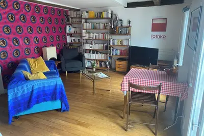 Image de Appartement en duplex sous les toits au centre de Paris