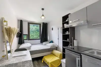 Image de Appartement 'Cosy- Villarembert' avec vue sur les montagnes et Wi-Fi