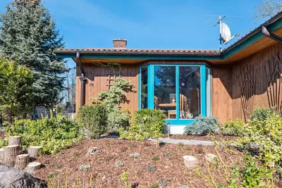 Image de Maison de vacances 'Fh See Romantik Mit Bootsliegeplatz' avec vue sur lac, terrasse privée et Wi-Fi