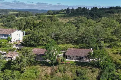Image de Maison Oléa - Gîte \"Moréna\" avec vue sur la vallée de la Vézère