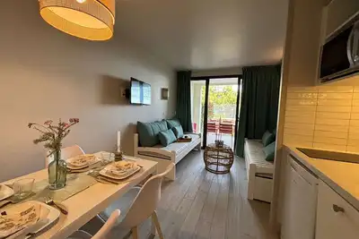 Image de Studio cabine 5 pers, piscine, tennis, parking - Cannes la Bocca