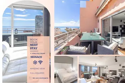 Image de This condominium is a 1 bedroom(s), 1 bathrooms, located in Beausoleil, Provence-Alpes-CĂ´te d'Azur.