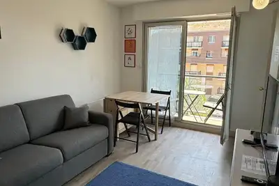 Image de Studio Central à Cabourg avec Balcon, Wifi Gratuit & Parking