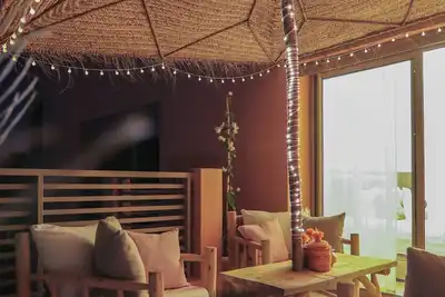 Image de Appartement perle rare au centre-ville, Gueliz piscine, sauna, hammam