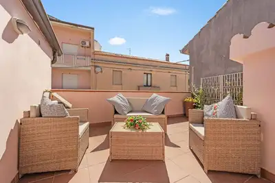 Image de Maison de vacances 'Su Niu De Arbus' avec terrasse privée et climatisation