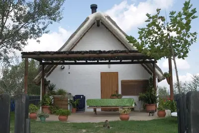 Image de Maison de vacances 'La Barraca Den Salvador' avec terrasse privée, jardin privé et Wi-Fi