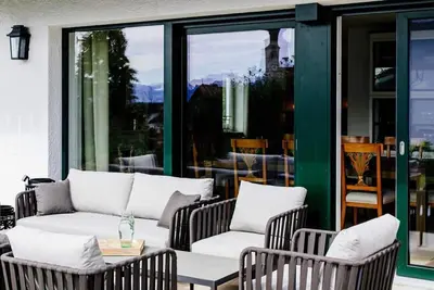 Image de Maison de vacances 'Cottage Salzburg' avec vue sur la montagne, Wi-Fi et climatisation