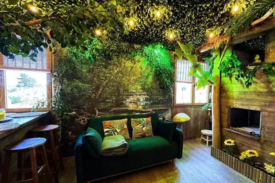 Image de Chambre A Theme Jungle Room - Les Chambres De Paulette - Ste Marie Plage