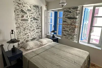 Image de Plomari Geometer House: 1br with WiFi, Ac