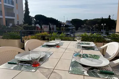Image de Appartement rénové, 4 couchages, grande terrasse, port de plaisance, à 200m de la plage - Argelès-sur-Mer
