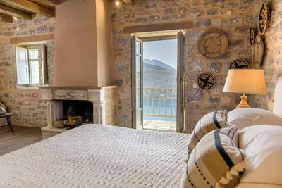 Image de Superior Suite with Panoramic Sea View | Akrolithi Guesthouse