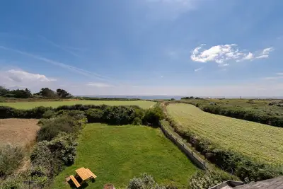 Image de Maison de vacances 'La Maison De Kerroc'h' avec vue sur la mer, jardin privé et balcon