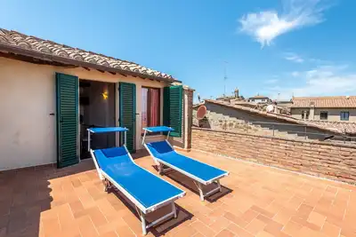 Chambre 'Camera Beige' - Beb del Musico avec terrasse privée, balcon et Wi-Fi