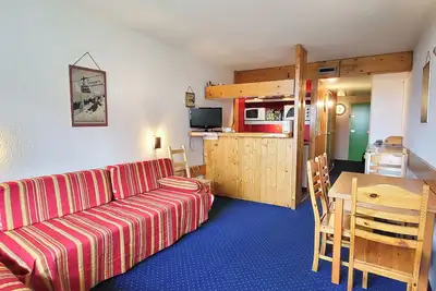 Image de Agréable studio 27m² à deux pas des pistes - Idéal couple & petite famille