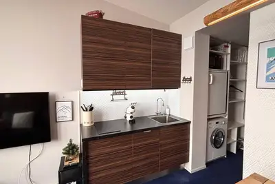 Image de À 10m des pistes de ski, 7ème étage, balcon, télévision, casier à ski, 26m², Avoriaz