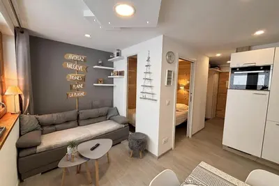 Image de À 10m des pistes de ski, 4ème étage, balcon, télévision, casier à ski, 25m², Avoriaz