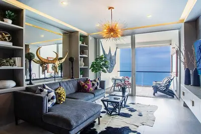 Waterfront Condominium with balcony & beach access