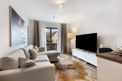Image de Appartement de vacances 'Alte Meierei Heimathafen' avec jardin commun, balcon et Wi-Fi