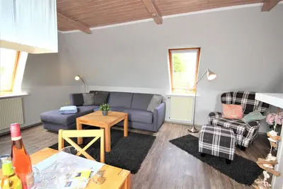 Image de Urlaub Abseits vom Trubel fĂĽr bis zu 5 Personenim 2ten Og, mit Loggia