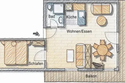 Image de 2 room apartment - Haus Wandl
