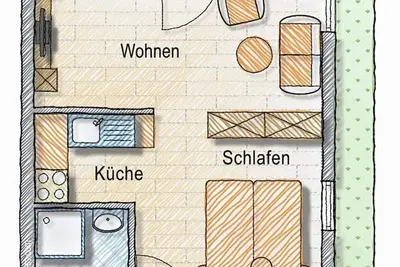 Image de 1 room apartment - Haus Wandl